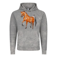 Cloud Rock horse Vintage Hoodie - FaDigitalArtStudio