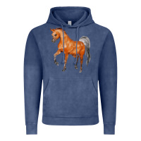 Vintage Denim horse Vintage Hoodie - FaDigitalArtStudio