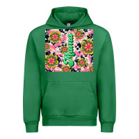 Emerald mama with hippie daisies Urban Hoodie - TumblerDesignByShophia