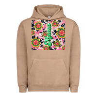 Pigment Burro mama with hippie daisies Urban Hoodie - TumblerDesignByShophia