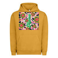 Pigment Peanut Butter mama with hippie daisies Urban Hoodie - TumblerDesignByShophia