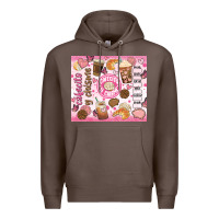 Coffee cafecito y chisme Premium Hoodie - JahusDesignShop