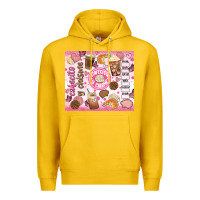 Lemon cafecito y chisme Premium Hoodie - JahusDesignShop