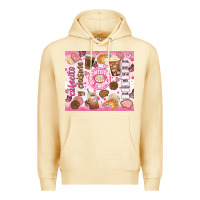 Pina Colada cafecito y chisme Premium Hoodie - JahusDesignShop