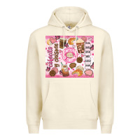 Sandshell cafecito y chisme Premium Hoodie - JahusDesignShop