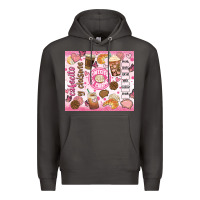 Smoke cafecito y chisme Premium Hoodie - JahusDesignShop