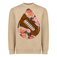 Mushroom american football and western roses teardrop Heavyweight Sweatshirt - BundleAndBundleShop