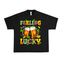 Black feeling lucky Urban Heavy Tee - Artiststas