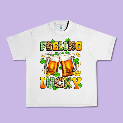 Feeling Lucky Urban Heavy Tee Designed By Artiststas