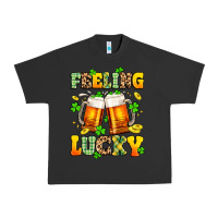 Pigment Black feeling lucky Urban Heavy Tee - Artiststas