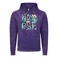 Cloud Purple nurse Vintage Hoodie - RacoonDesign