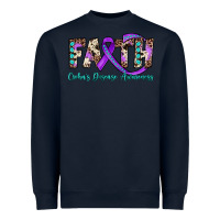 Navy faith crohn's disease awareness Heavyweight Sweatshirt - JahusDesignShop