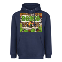 Navy Western Rodeo Mom Tumbler Heavyweight Hoodie - BundleAndBundleShop
