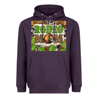 Plum Western Rodeo Mom Tumbler Heavyweight Hoodie - BundleAndBundleShop