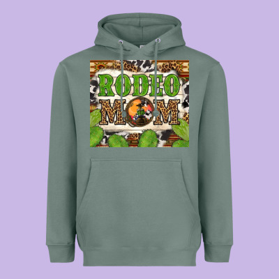 Western Rodeo Mom Tumbler Heavyweight Hoodie Designed By Bundleandbundleshop