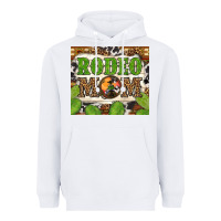 White Western Rodeo Mom Tumbler Heavyweight Hoodie - BundleAndBundleShop