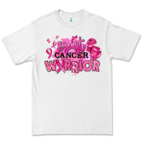 White breast cancer warrior Premium Tee - RanaPortraitStore