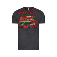 Vintage Black christmas on the road Vintage Tee - BundleAndBundleShop