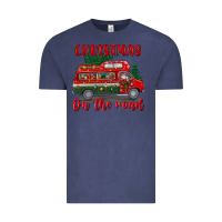 Vintage Denim christmas on the road Vintage Tee - BundleAndBundleShop