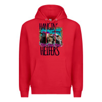 Red Hangin With My Heifers Premium Hoodie - Bettercallsaul