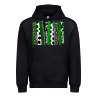 Black Soccer brushstroke Urban Hoodie - HowdyJamesFarm