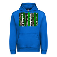 Cobalt Soccer brushstroke Urban Hoodie - HowdyJamesFarm