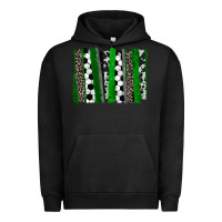 Pigment Black Soccer brushstroke Urban Hoodie - HowdyJamesFarm