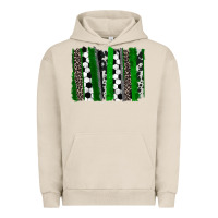 Pigment French Oak Soccer brushstroke Urban Hoodie - HowdyJamesFarm