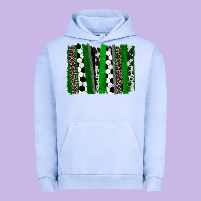 Soccer Brushstroke Urban Hoodie Designed By Howdyjamesfarm