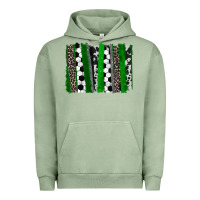 Pigment Oil Green Soccer brushstroke Urban Hoodie - HowdyJamesFarm
