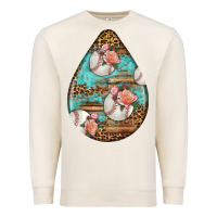 Sandshell american football and western roses teardrop Premium Sweatshirt - BundleAndBundleShop