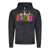 Vintage Black nurse mardi gras Vintage Hoodie - RacoonDesign