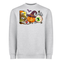 Heather Grey boo Heavyweight Sweatshirt - AdoDesignShop
