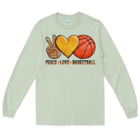 Matcha peace love basketball Long Sleeve Tee - AdoDesignShop