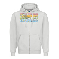 Dove Grey to those accustomed to privilege Zipper Hoodie - MaliasSmallBusiness