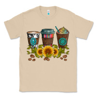 Mushroom coffee group and sunflowers Classic Tee - Artiststas