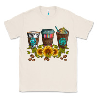 Natural coffee group and sunflowers Classic Tee - Artiststas