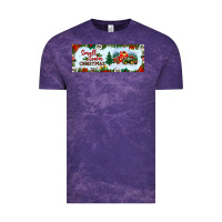 Cloud Purple small town christmas Vintage Tee - BundleAndBundleShop