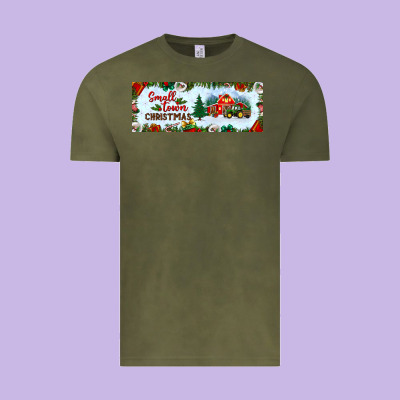 Small Town Christmas Vintage Tee Designed By Bundleandbundleshop