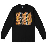 Black western brushstrokes Long Sleeve Tee - AdoDesignShop