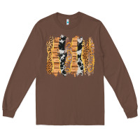 Chestnut western brushstrokes Long Sleeve Tee - AdoDesignShop