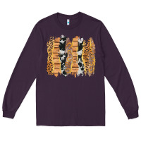 Plum western brushstrokes Long Sleeve Tee - AdoDesignShop