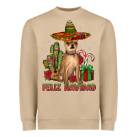 Mushroom Chihuahua feliz navidad Heavyweight Sweatshirt - JahusDesignShop