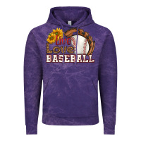 Cloud Purple live love baseball Vintage Hoodie - HRA Design Shop