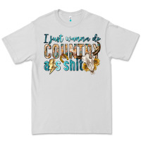Dove Grey i just wanna do country Premium Tee - texasbilliewilder