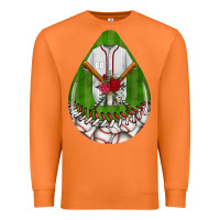 Carrot baseball and western roses teardrop  2 Premium Sweatshirt - BundleAndBundleShop