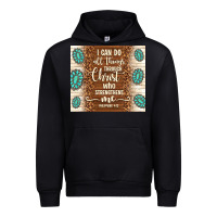 Black i can do all things through christ who strengthens Urban Hoodie - TumblerDesignByShophia