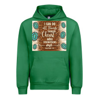 Emerald i can do all things through christ who strengthens Urban Hoodie - TumblerDesignByShophia