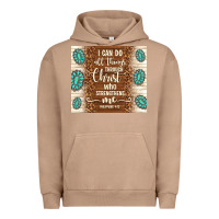 Pigment Burro i can do all things through christ who strengthens Urban Hoodie - TumblerDesignByShophia