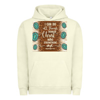 Pigment Pistachio i can do all things through christ who strengthens Urban Hoodie - TumblerDesignByShophia